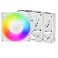 Ventilador Arctic P12 PRO PWM PST ARGB 120mm (Pack 3) - Blanco