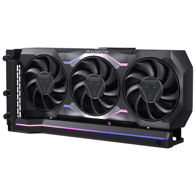 GPU Bracket vertical Phanteks+Cabo PCI-E 5.0 x16 Fita Riser 22cm Negro image number 3