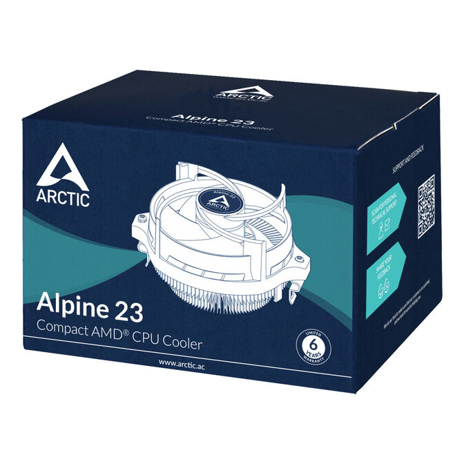 Ventilador CPU Arctic Alpine 23 90MM AM4/AM5 (Compact) image number 6