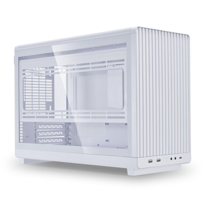 Panel en Vidrio Templado Lian Li para Dan Cases A3 Blanca image number 1