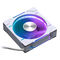 Ventilador Phanteks D30 PWM reverse Airflow D-RGB Blanco - 120mm