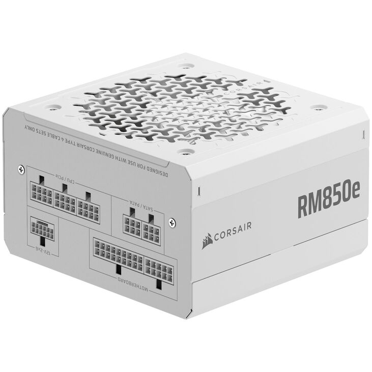 Fuente Alimentación Modular Corsair RMe Series RM850e 850W 80 Plus Cybenetics Gold ATX3.1 - PCIe 5.1 Blanca image number 1