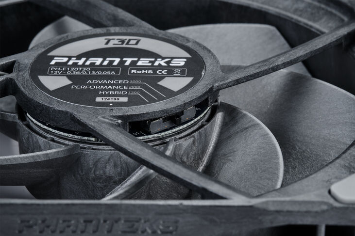 Ventilador Phanteks T30 PWM Negro - 120mm image number 4