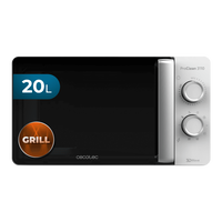 Microondas Cecotec ProClean 3110 Inox con Grill 20L