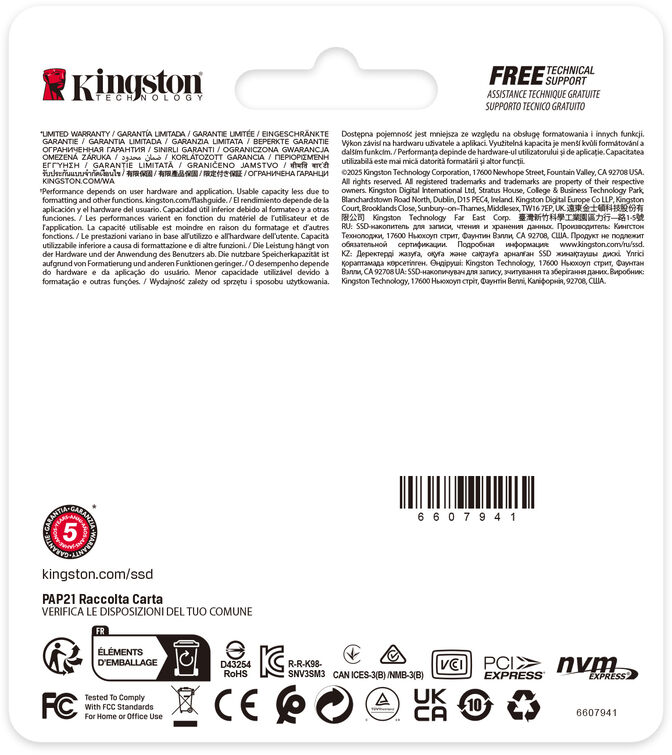 SSD Kingston NV3 2TB Gen4 M.2 NVMe 2230 (6000/5000MB/s) image number 3