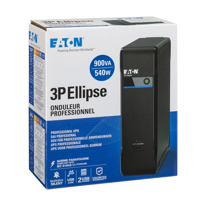 UPS Eaton 3P Ellipse 900 USB IEC 900VA/540W image number 7