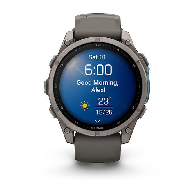 Smartwatch Garmin Fenix 9 47mm Cinzento image number 9