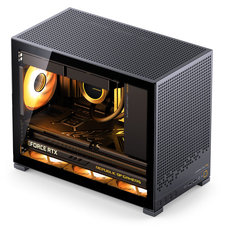 Caja Micro-ATX Jonsbo D32 PRO Vidrio Temperado Negro image number 2