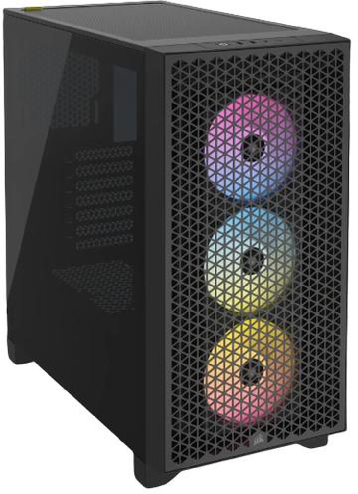Torre ATX Corsair 3000D RGB Airflow Negro Cristal Templado image number 9
