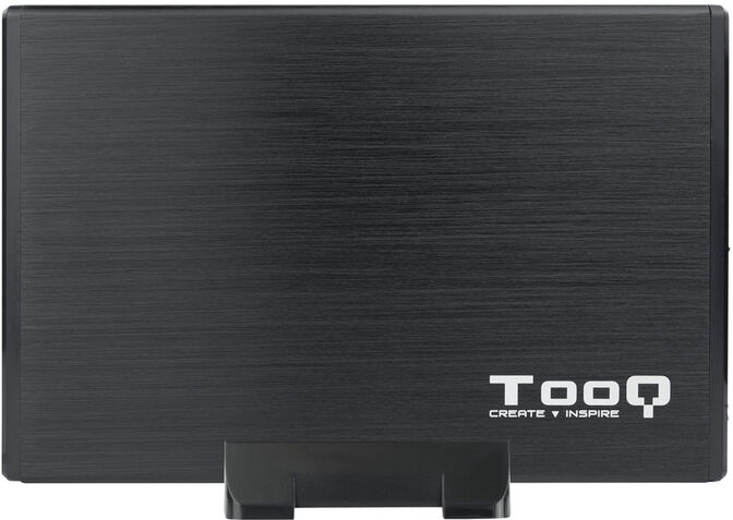 Caja Externa HDD Tooq 3.5" SATA - USB 3.0 Aluminio Negro image number 1