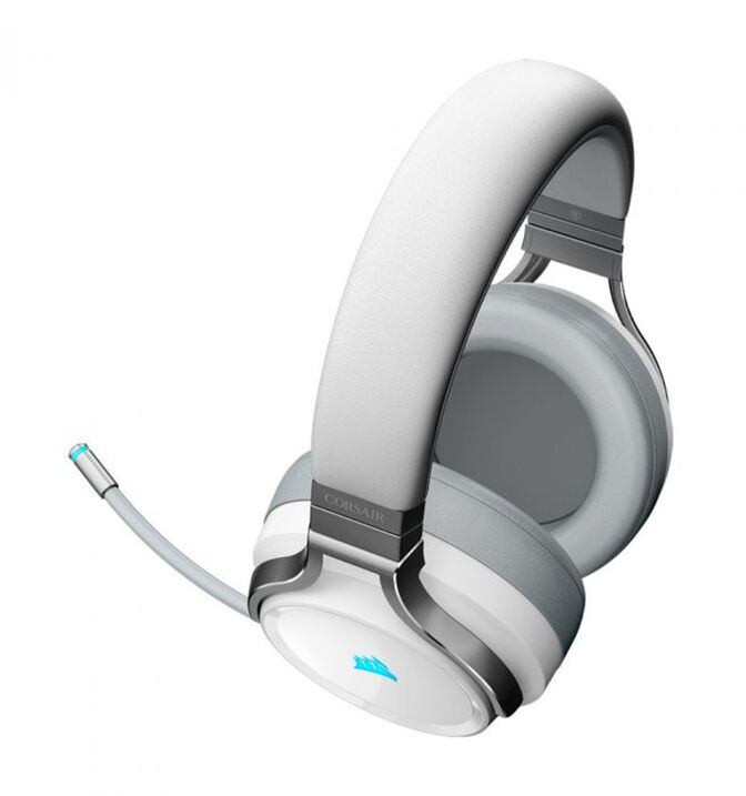 Auriculares Corsair Virtuoso RGB Wireless 7.1 Blanco image number 4