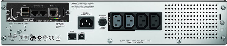UPS APC Smart-UPS 750VA LCD RM 2U 230V con Tarjeta de Red image number 1