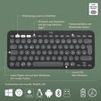Rat&oacute;n Logitech Pebble 2 M350s 4000DPI Wireless/Bluetooth Grafito image number null