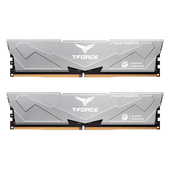 Team Group Kit 32GB (2 x 16GB) DDR5 6000MHz Vulcan ECO Silver CL38 image number 0