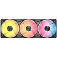 Ventilador Corsair iCUE Link RS360 II Unified Frame Negras ARGB PWM Triplo Ventilador 120mm (360mm) image number null
