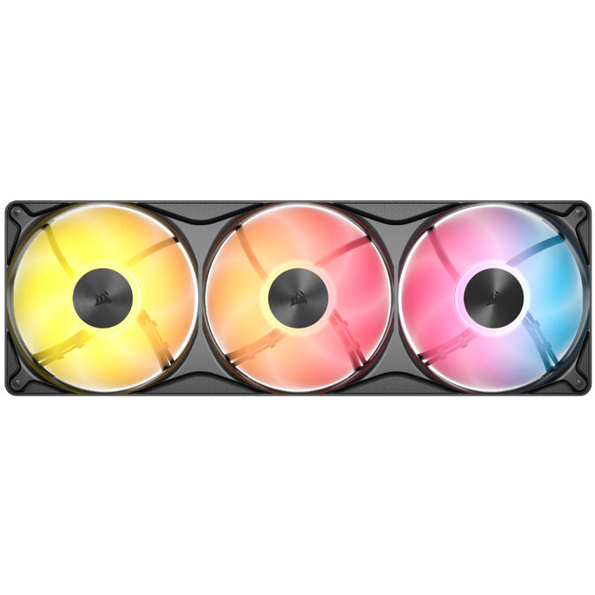 Ventilador Corsair iCUE Link RS360 II Unified Frame Negras ARGB PWM Triplo Ventilador 120mm (360mm) image number 2