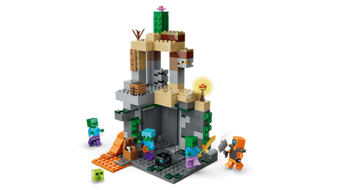 LEGO Minecraft: La Mazmorra del Zombi, 284 Piezas (21587) image number 3