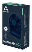 Ventilador Port&aacute;til Arctic Summair 2Go Recargable USB-C para Escritorio - Azul image number null