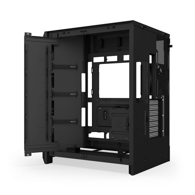 Torre E-ATX NZXT H9 Flow Negra (2025) Cristal Templado image number 9