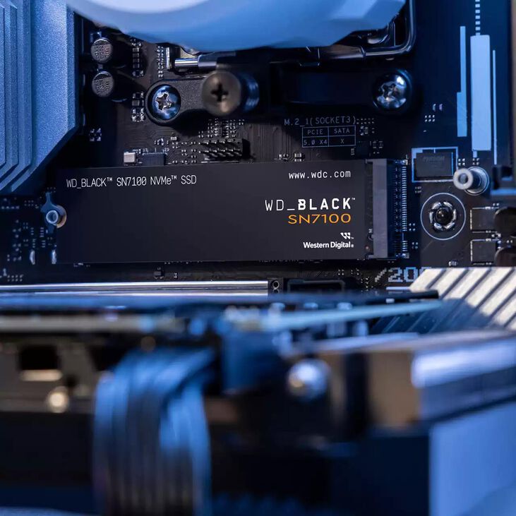 Disco SSD Western Digital Black SN7100 1TB Gen4 M.2 NVMe (7250/6900MB/s) image number 2