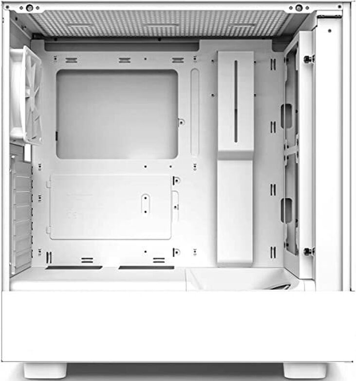Torre ATX NZXT H5 Flow Blanco Cristal Templado image number 1