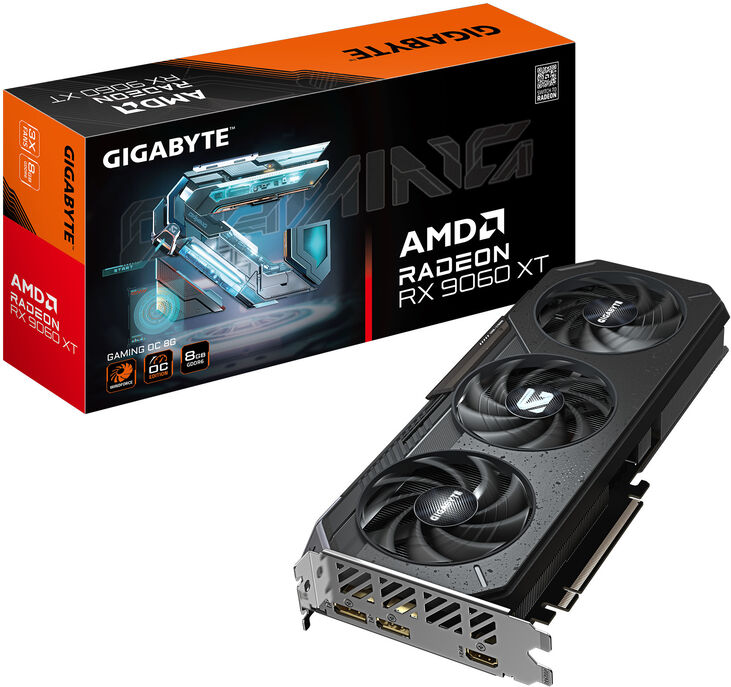 Tarjeta Gráfica Gigabyte Radeon RX 9060 XT Gaming OC 8GB GDDR6 image number 0