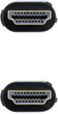 Cable HDMI V2.1 8K NanoCable IRIS USB-A M/M 2 M Negro image number null