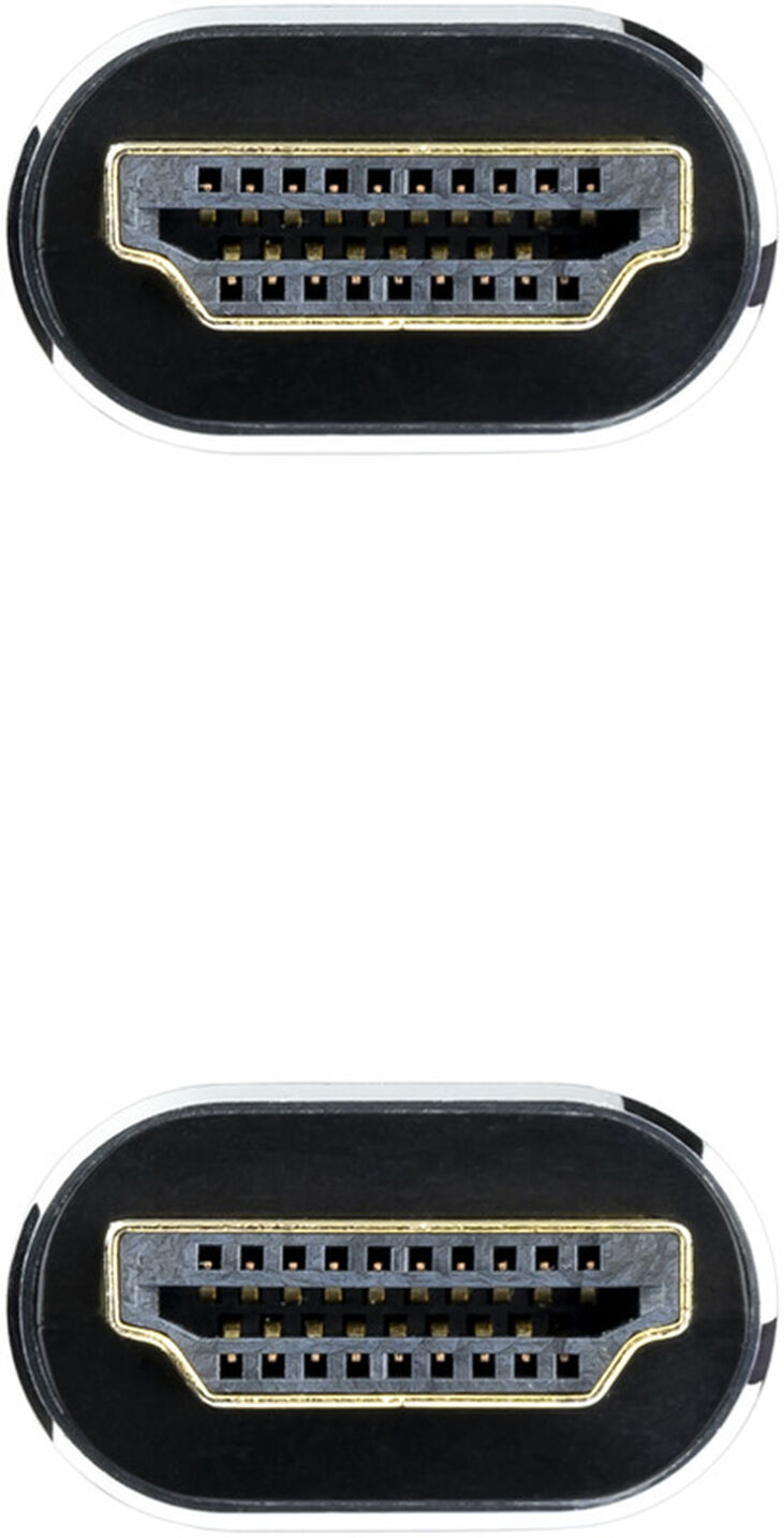Cable HDMI V2.1 8K NanoCable IRIS USB-A M/M 2 M Negro image number 2