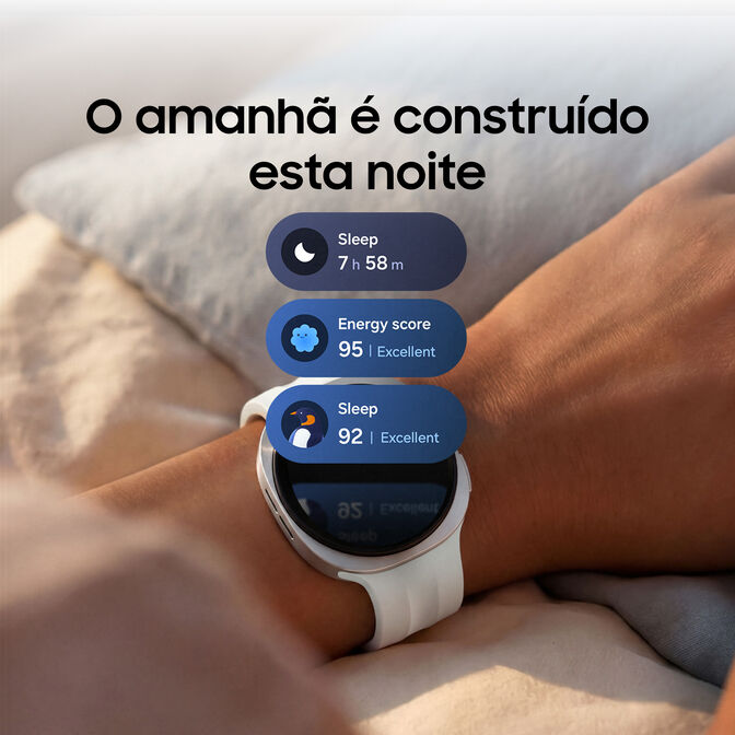 Smartwatch Samsung Galaxy Watch 9 44mm BT Prateado image number 7