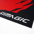 Tapete Simagic Preto e Vermelho image number null