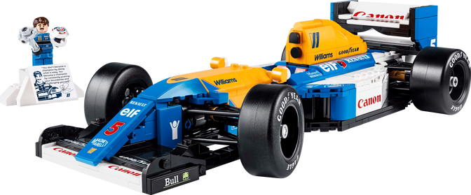 LEGO Icons: Williams Racing FW14B y Nigel Mansell, 799 Piezas (10353) image number 6