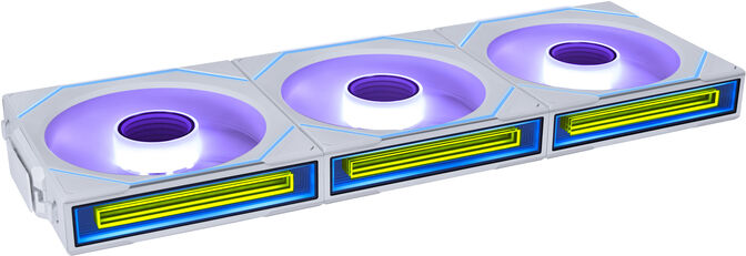 Ventilador Lian Li UNI FAN SL120 Infinity Wireless RGB PWM Blanco 120mm (Pack 3) image number 1