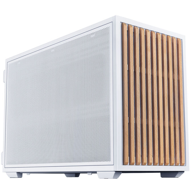 Caja Micro-ATX Lian Li x Dan Cases B4 Blanca Madera image number 0