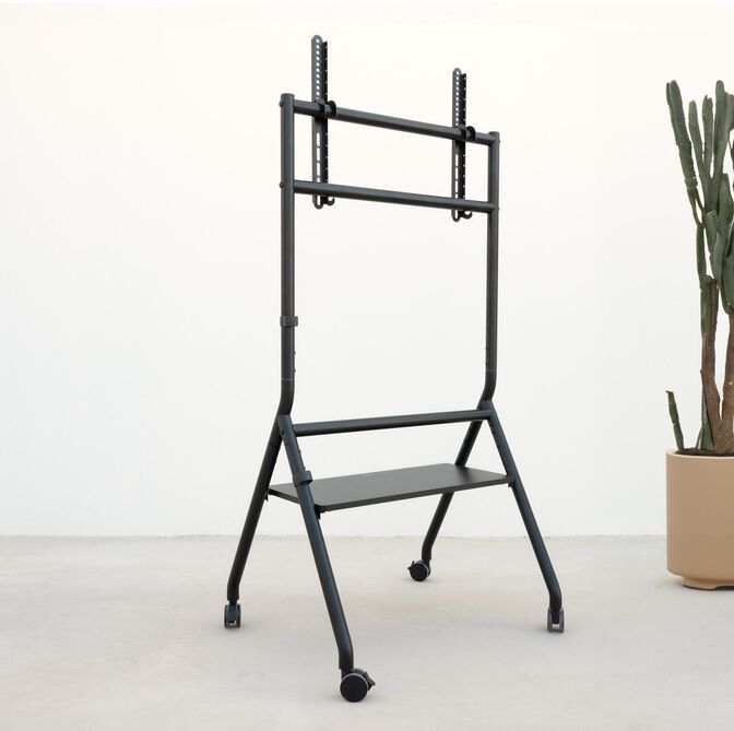 Soporte M&oacute;vil Tooq iDREAMS 37" a 86" M&aacute;x. 80Kg Negro image number 4