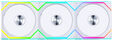 Ventilador Lian Li UNI FAN SL120 Wireless RGB Reverse Blade PWM Blanco 120mm (Pack 3) image number null
