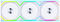 Ventilador Lian Li UNI FAN SL120 Wireless RGB Reverse Blade PWM Blanco 120mm (Pack 3)