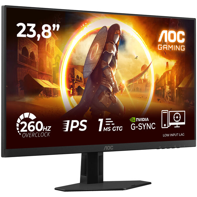 Monitor AOC Gaming 23.8" 24G4ZRE Fast W-IPS FHD 180Hz 1ms Adaptive Sync image number 1