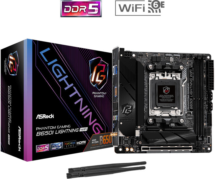 Placa Base ASRock B650I Lightning WiFi image number 4