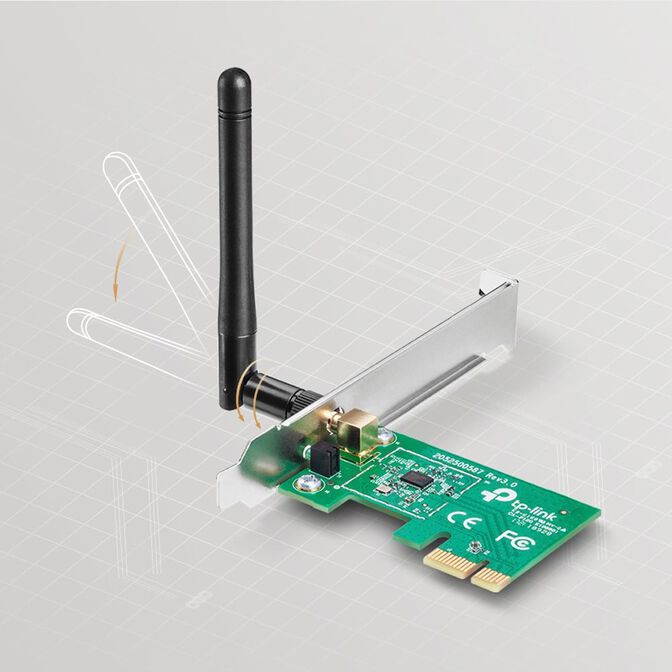 Tarjeta de Red TP-Link PCI Express TL-WN781ND 150Mbps Wi-Fi image number 3