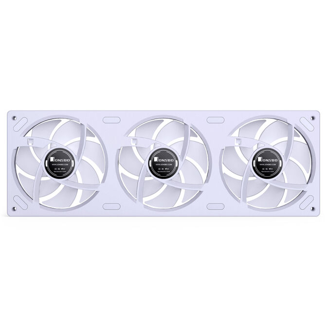 Ventilador Jonsbo ZB-360 RGB de Marco &Uacute;nico Blancos &ndash; Triple Ventilador 120mm (360mm) image number 8