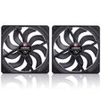 Ventoinha Noctua NF-A14 G2 PWM Chromax LCP 140mm (Pack 2) image number null