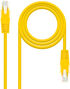 Cable de Red NanoCable RJ45 CAT.6 UTP AWG24 0.5 Amarillo image number null