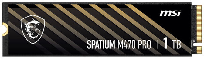 SSD MSI SPATIUM M470 PRO 1TB Gen4 M.2 NVMe (6000/4500MB/s) image number 0