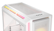 Torre E-ATX Corsair 5000T LX ARGB Blanco Cristal Templado image number null
