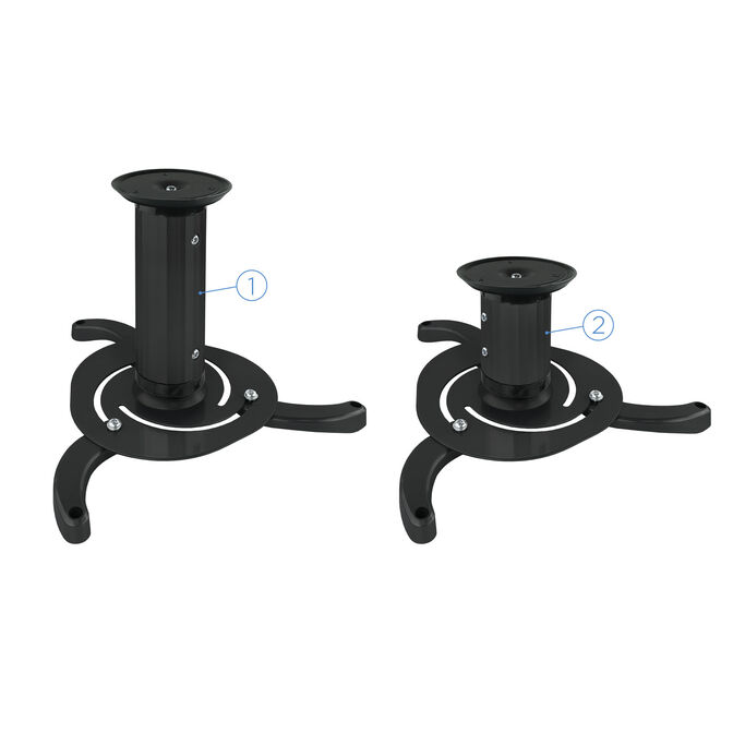 Soporte de Techo Tooq para Proyectores Max.10kg Negro image number 6