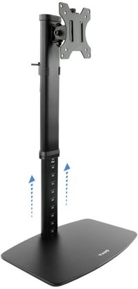 Soporte de Mesa Tooq Inclinable y Altura Ajustable de 17" a 27" Máx. 6 kg para Brazo Negro Soporte de Mesa Tooq Inclinable y Altura Ajustable de 17" a 27" Máx. 6 kg para Brazo Negro