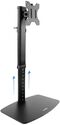 Soporte de Mesa Tooq Inclinable y Altura Ajustable de 17" a 27" Máx. 6 kg para Brazo Negro