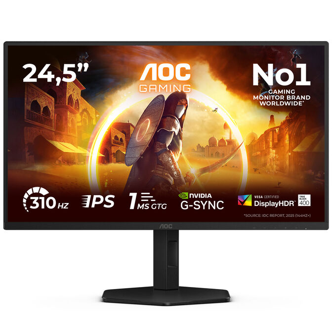Monitor AOC 25" 25G4SXU Fast IPS FHD 310Hz 0.3ms Adaptive Sync image number 0