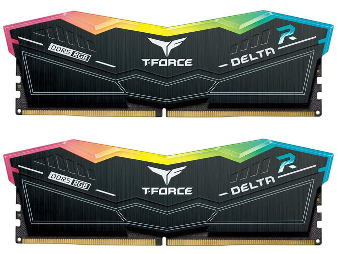 Team Group Kit 32GB (2 x 16GB) DDR5 7200MHz Delta RGB Negro CL34 image number 0