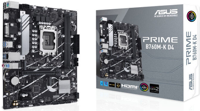 Placa Base Asus PRIME B760M-K D4 image number 0